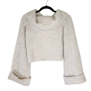 FLASH SALE⚡️F21 Cropped Cowl Neck Sweater